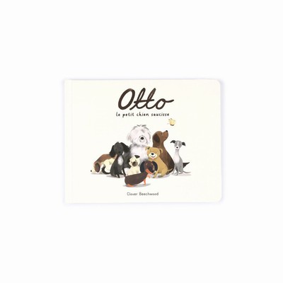 Jellycat Otto Le Petit Chien Saucisse Livre Boeken | WH7139586